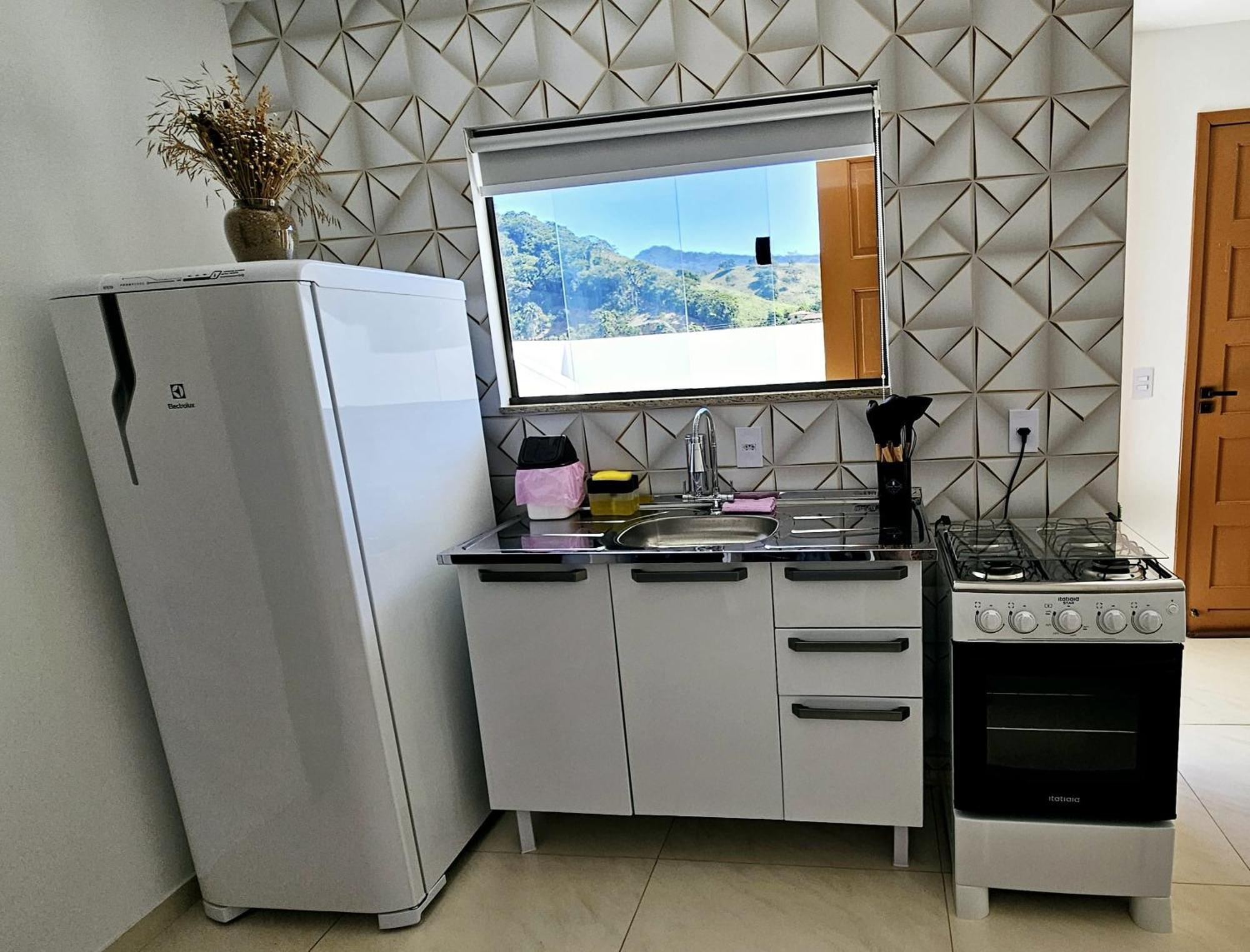 Cantinho Na Serra - Apartamento Santa Maria Madalena Kültér fotó